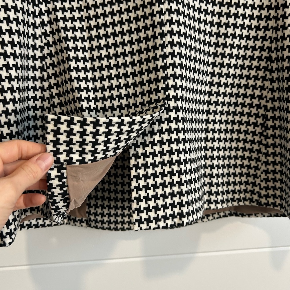 Wildfang Black and White Houndstooth Blazer - Picture 8 of 12